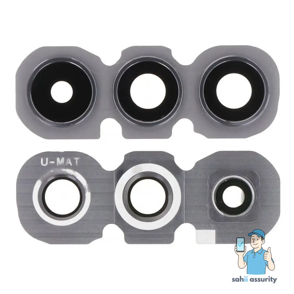 Camera Lens Glass with Frame for Samsung Galaxy A34 5G Black